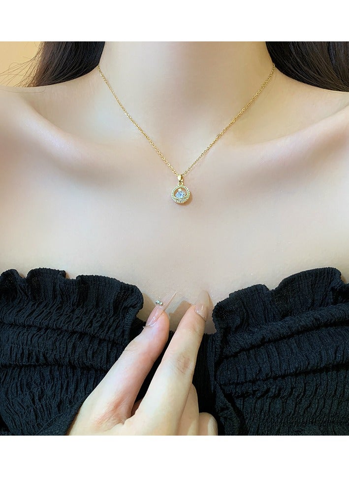 Girls Necklace Ladies Fashion Temperament Clavicle Chain Gold Necklace, Women's Jewelry Accessories Suitable For Gifts For Family Friends And Classmates - Image 5