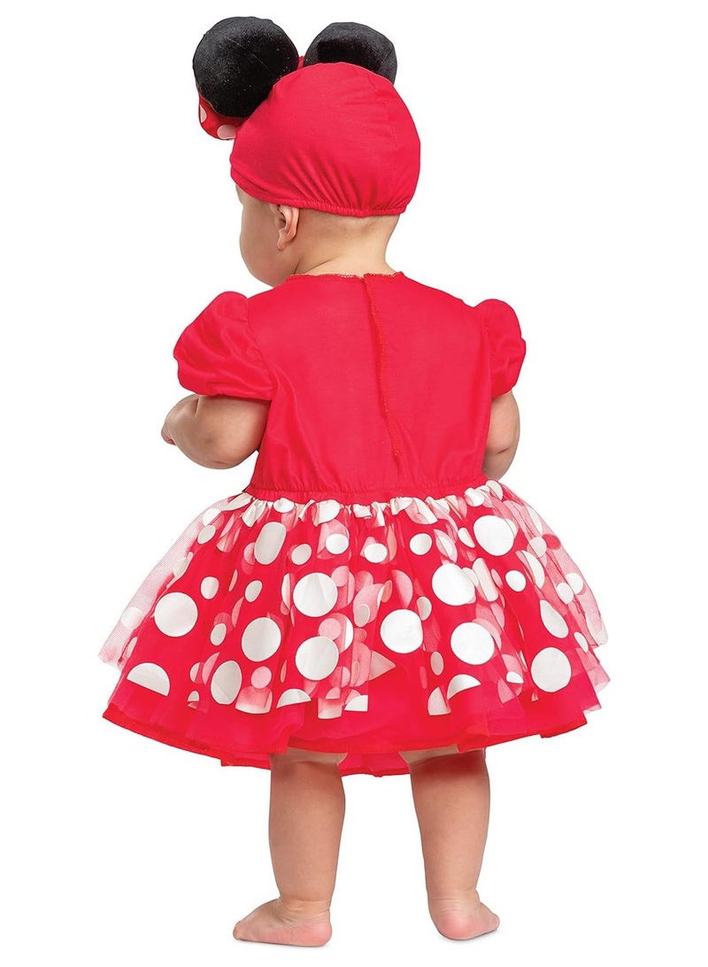 Party Centre Disney Minnie Mouse Red Posh Dress for Infant  - Image 2