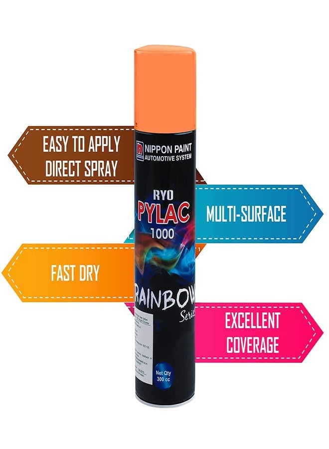 Nippon Paint ريو بيلاك 1000 آر إس برتقالي فلورسنت 300 مل - Image 4