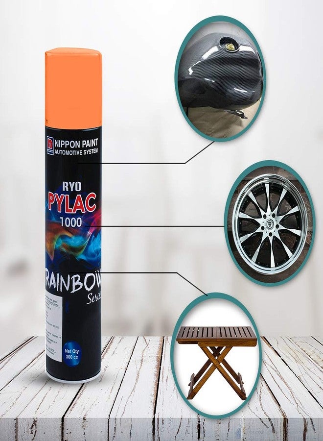 Nippon Paint ريو بيلاك 1000 آر إس برتقالي فلورسنت 300 مل - Image 3