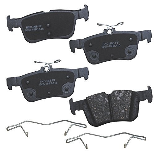 Bendix Premium SBC1665 Ceramic Rear Brake Pads for Ford Fusion 2016-2013, Lincoln MKC 2019-2015, MKZ 2016-2013, Nautilus 2023-2022 - Image 1