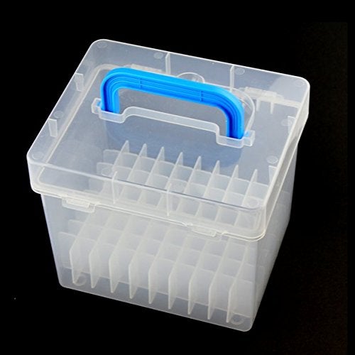 Chris.W Clear 80 Slot Plastic Carrying Marker Case Holder Storage Organizer Box for Paint Sketch Markers--Fits for Markers Pen from 15mm to 18mm Diameter - Image 2