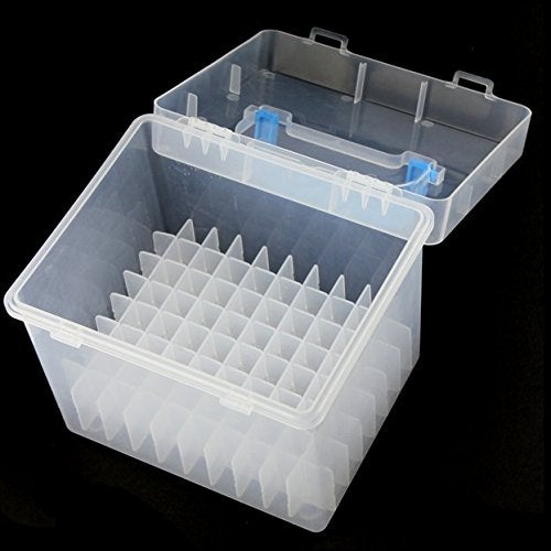Chris.W Clear 80 Slot Plastic Carrying Marker Case Holder Storage Organizer Box for Paint Sketch Markers--Fits for Markers Pen from 15mm to 18mm Diameter - Image 4
