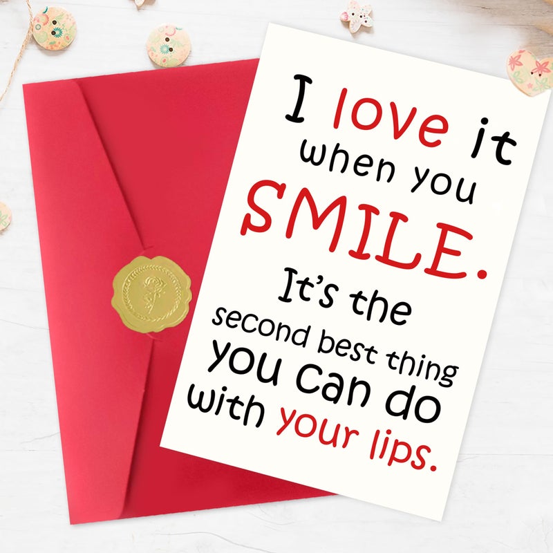 Smithtuy Funny Valentines Day Card Valentines Day Cards Gifts For Him Her Valentines Day Card For Husband Wife Boyfriend Girlfriend Fiancee Fiance Men Women - Image 4