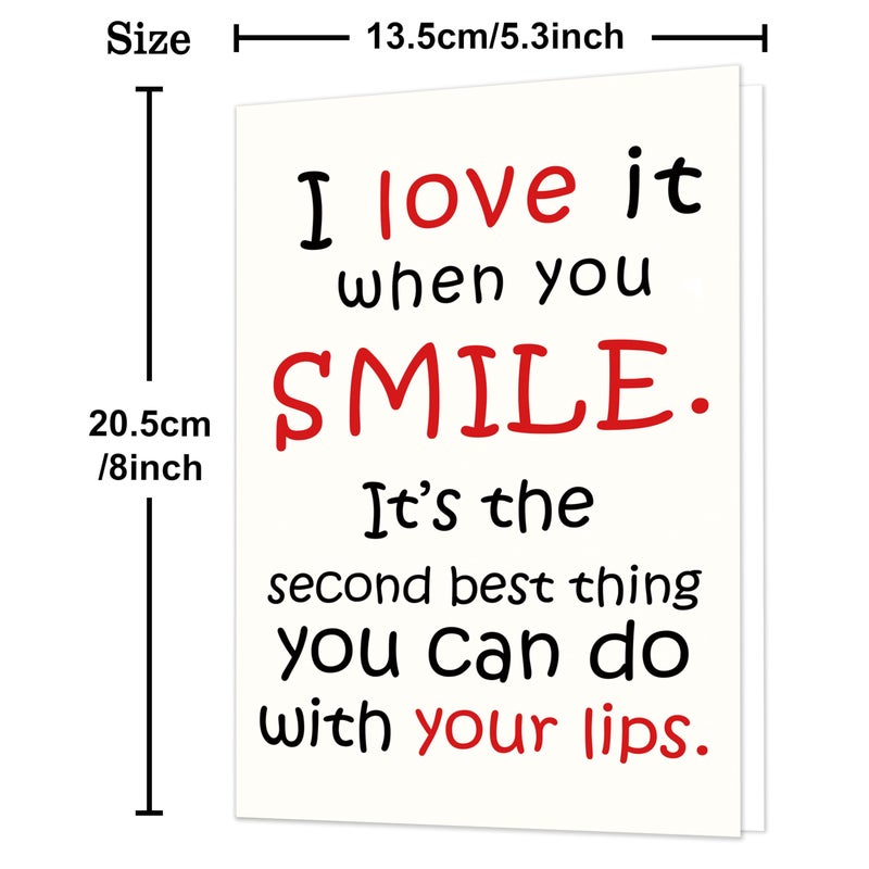 Smithtuy Funny Valentines Day Card Valentines Day Cards Gifts For Him Her Valentines Day Card For Husband Wife Boyfriend Girlfriend Fiancee Fiance Men Women - Image 3