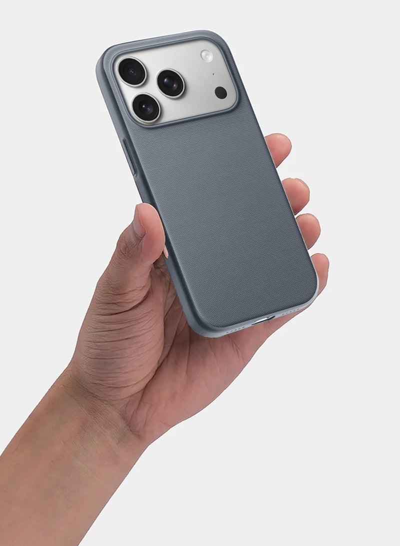 دبليو تيك آيفون 17 برو ماكس 5G 2025 من آبل TechWoven مع غطاء حافظة واقية MagSafe (MCMPMN) - رمادي غامق - Image 4