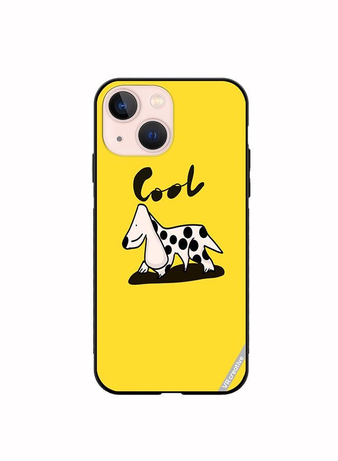 VR CREATIVE Protective Case Cover For Apple iPhone 13 mini Cool Dog Design Multicolour - Image 1