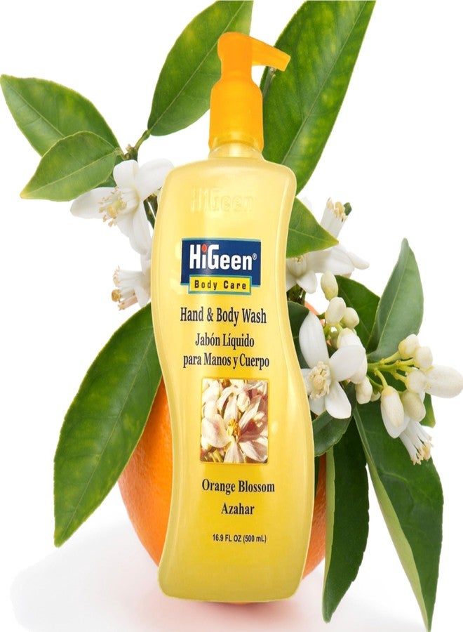 HiGeen Liquid Soap Hand & Body Wash, 16.9 fl oz, With Glycerin (Orange Blossom) - Image 3