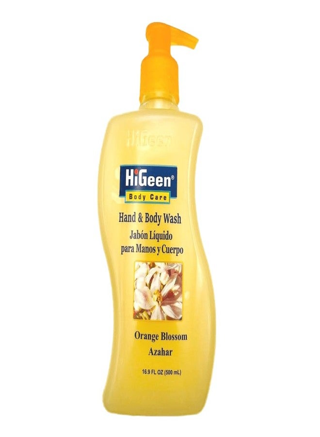 HiGeen Liquid Soap Hand & Body Wash, 16.9 fl oz, With Glycerin (Orange Blossom) - Image 1