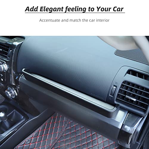 Hoolcar Copilot Armrest Storage Box Passenger Grab Tray Organizer for 2014-2020 Toyota 4Runner, Interior Storage Expansion Accessories, Black - Image 4