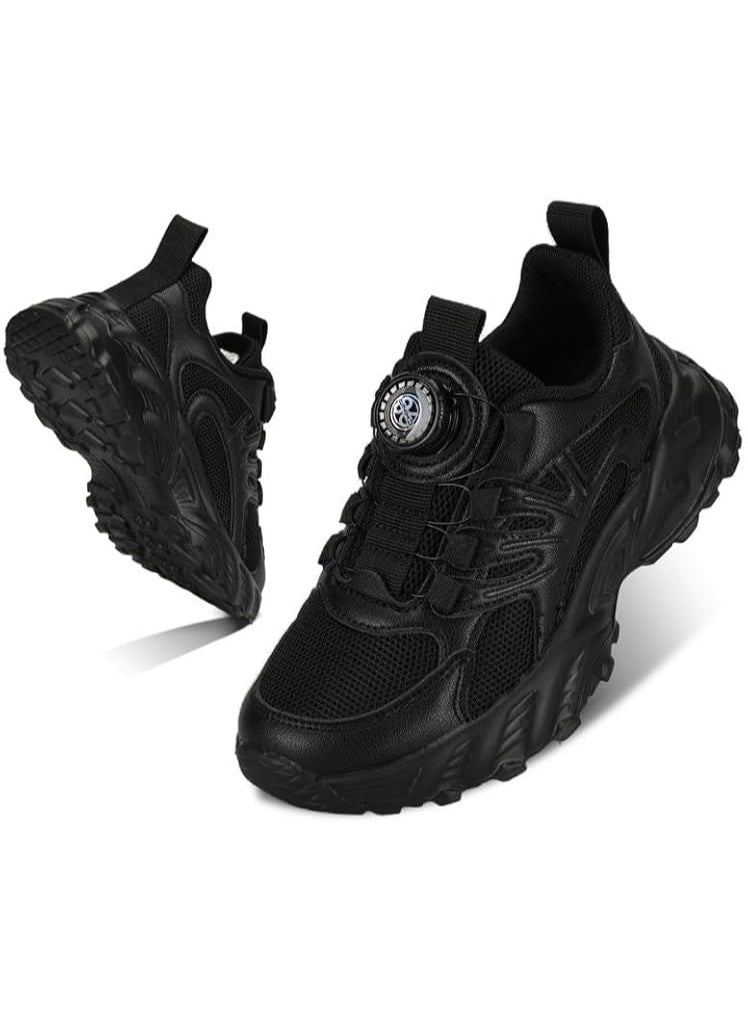 Lucky Kids أحذية رياضية للأطفال مع أربطة قابلة للتعديل - أحذية جري قابلة للتنفس للأولاد والبنات، أحذية رياضية خفيفة بدون أربطة لولبية للمدرسة والرياضة - Image 1