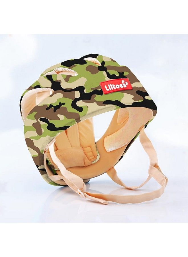 Liltoes Baby Head Protector For Safety Of Kids 6M To 3 Yearsbaby Safety Helmet With Proper Air Ventilation & Corner Guard Protection (Badger Camouflage) - Image 2