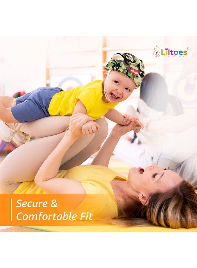 Liltoes Baby Head Protector For Safety Of Kids 6M To 3 Yearsbaby Safety Helmet With Proper Air Ventilation & Corner Guard Protection (Badger Camouflage) - Image 4