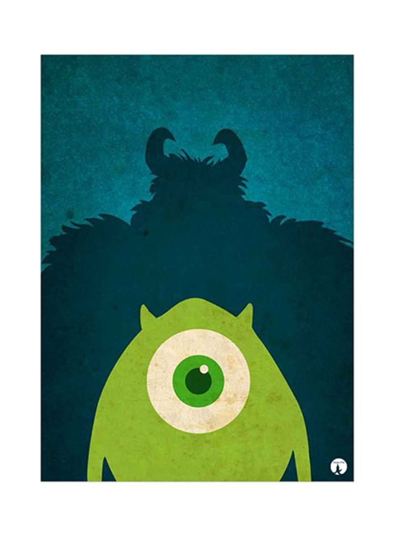 Disney Metal Plate Poster Multicolour 15x20centimeter