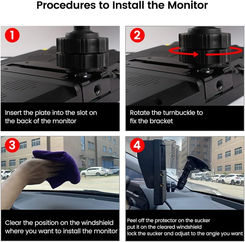 GreenYi Windshield Suction Cup Bracket for Monitors - Image 5