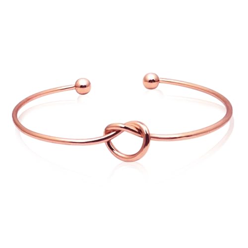 Peora Rose Gold Plated Stylish Adjustable Kada Bracelet Jewellery Gift for Women & Girls - Image 5