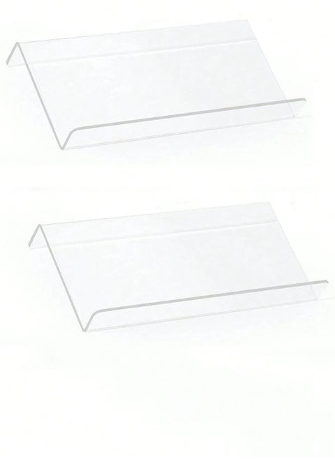 Spice Drawer Organizer 2 Piece Clear Acrylic Slanted in Drawer Spice Jars