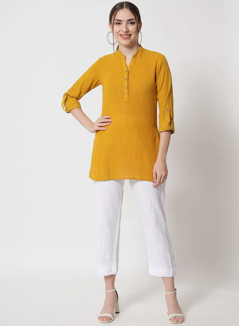 Alaya Hand Embroidered Chikankari Women White Pant-AL3539