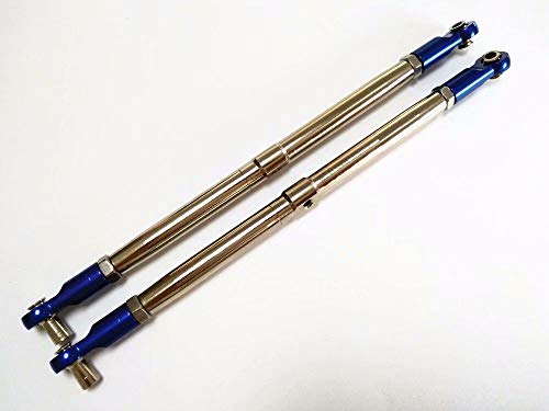 EPTNNASO Steel Steering Links Turnbuckle with Aluminum Ends - 2pcs for Traxxas 1/10 EREVO 2.0 E-Revo Revo Summit 5338R 5338A 8638 8646 - Image 1