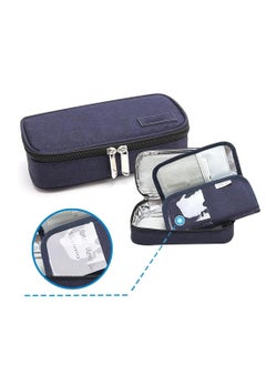 DMG TECH Insulin Cooler Bag Insulin Cooler Travel Case with 2 Ice Packs  - Image 2
