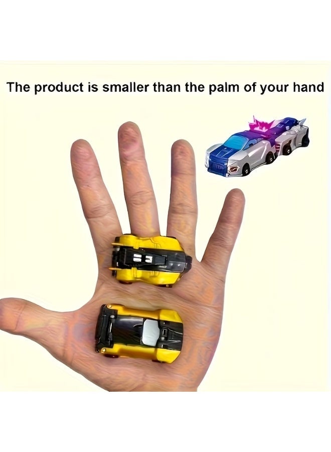 2-Pack Magnetic Dragon Transforming Car Toys – Manual Collision-Triggered Dragon-Car Morphing, Perfect Birthday Gift for Boys & Girls - Image 5