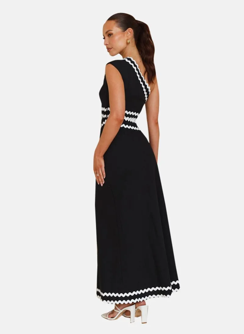 YUNIQEE One-Shoulder Cutout Dress