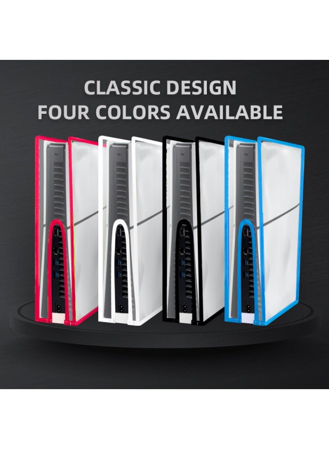 PS5 Slim Dust Cover For Sony Host Transparent Cover PS5 SLIM Game Host Dust Cover-Product Color:White - Image 4