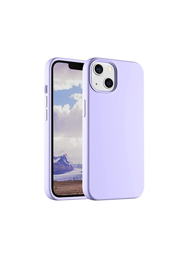 YoYoTech iPhone 14 Plus Case 6.7 Inch- (2022), Liquid Silicone, Cover-Slim, Soft, Stylish Shockproof Protective with Microfiber Lining Case Cover-Purple - Image 1
