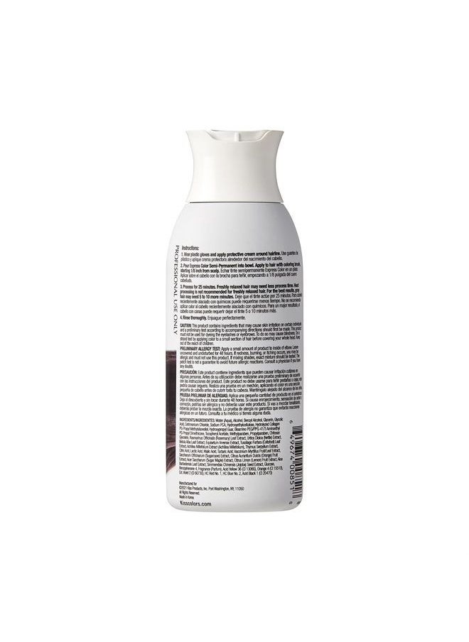 KISS Kiss Express Semi-Permanent Hair Color 100mL (3.5 US fl.oz) (1 Count, Black)  - Image 2