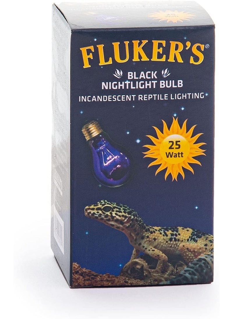 Fluker's Fluker's Incandescent Black Nightlight Bulbs for Reptiles, 25 Watt - Image 2