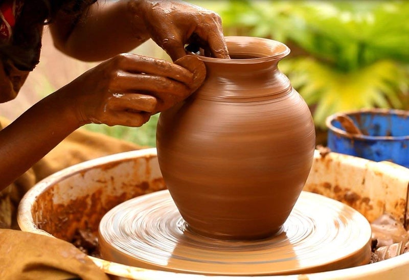Onlinch Ready to Use Natural Eco Friendly Filtered Terracotta Clay Molding Clay Sadhu Clay 500g  - Image 3