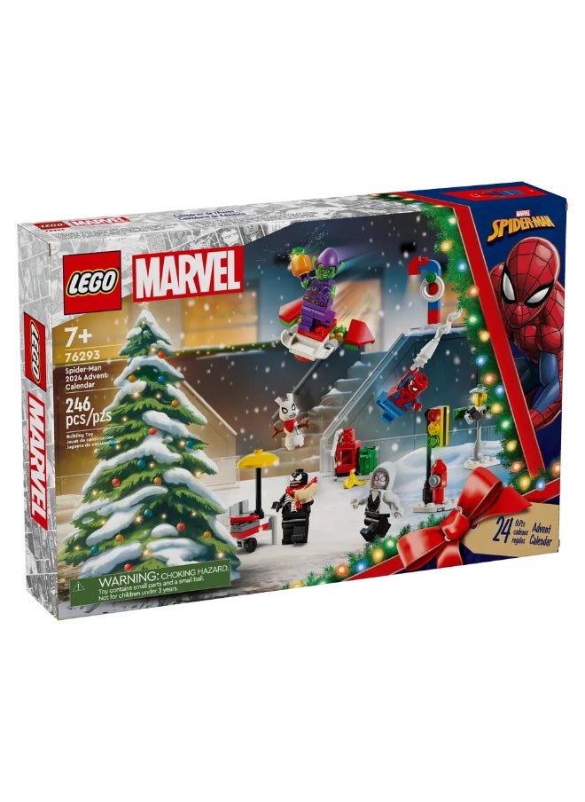 LEGO LEGO - Marvel Spider-Man 2024 Advent Calendar 246 Pieces - 76293  - Image 1
