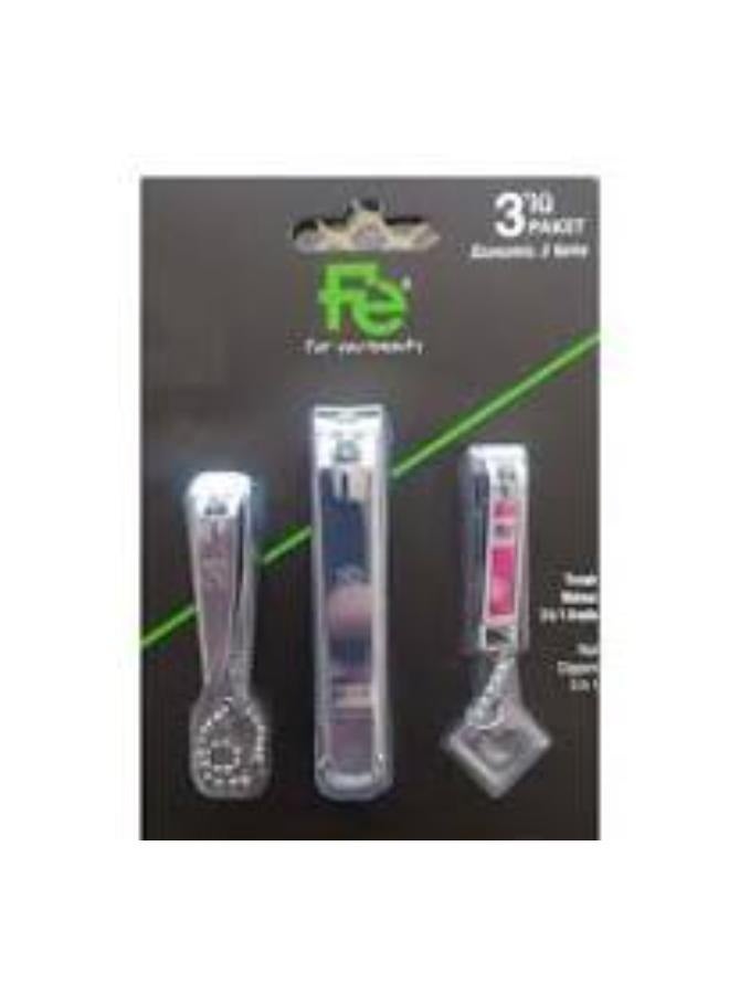 FE NAIL CLIPPERS 3IN1 FEPI040