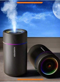 USB Ultrasonic Air Humidifier Black 200ml