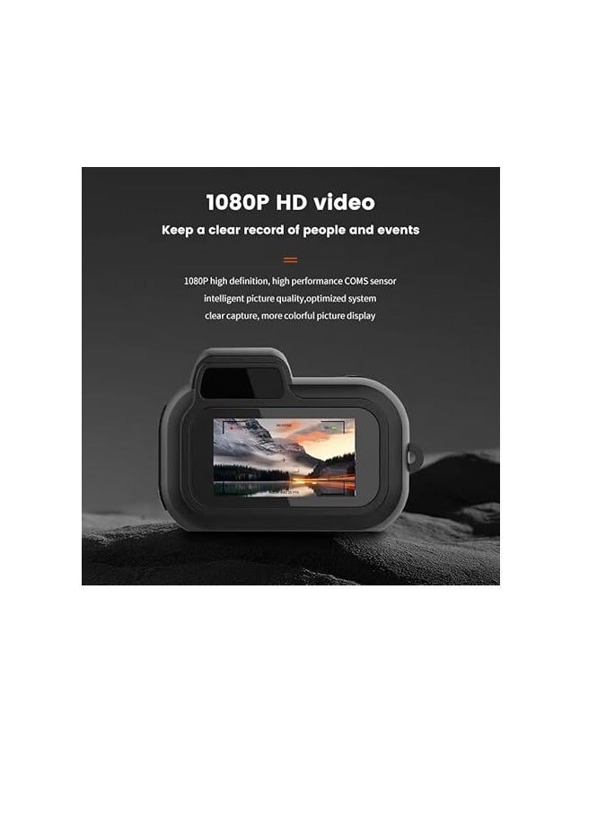 Generic - 1080p Hd Mini Sport Camera - Key Chain Mini Camera - Micro Video Camera - mini camera keychain - Retro Portable Mini Pixel Camera with Eight Filters for Indoor Home Outdoor - Image 1
