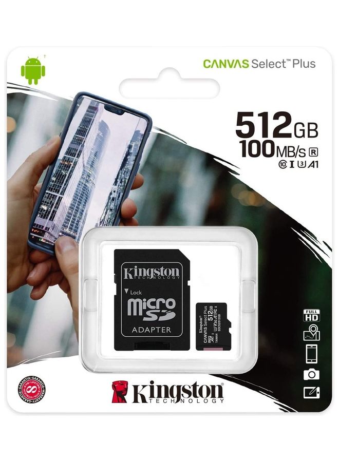 Kingston CanvasSelect Plus Micro SDHC Memory Card With Adapter - Image 2