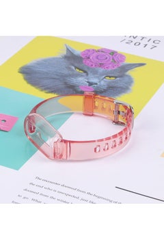 SYOSI Replacement Strap, Compatible with Fitbit Ace 3/Ace 2/Luxe/Inspire Bands for Kids, Silicone Wristband Waterproof Adjustable Bracelet Watch Band for Fitbit Ace 3 Boys Girls Pink/Yellow/Purple  - Image 3