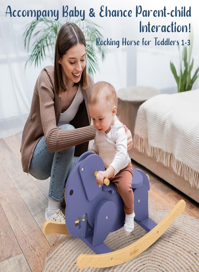 Belleur Rocking Horse for Kids 1-3 Years Old, Premium Wooden Rocking Toy for Toddlers for Indoor & Outdoor Activities, Baby Horse Riding Toy for Birthday & Visit Gifts - Image 2