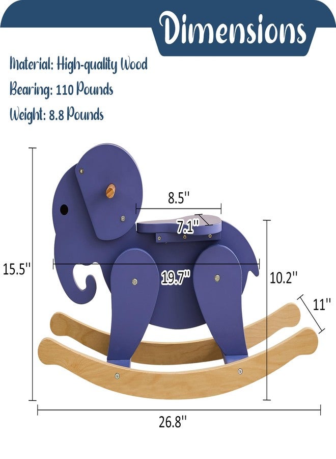 Belleur Rocking Horse for Kids 1-3 Years Old, Premium Wooden Rocking Toy for Toddlers for Indoor & Outdoor Activities, Baby Horse Riding Toy for Birthday & Visit Gifts - Image 5