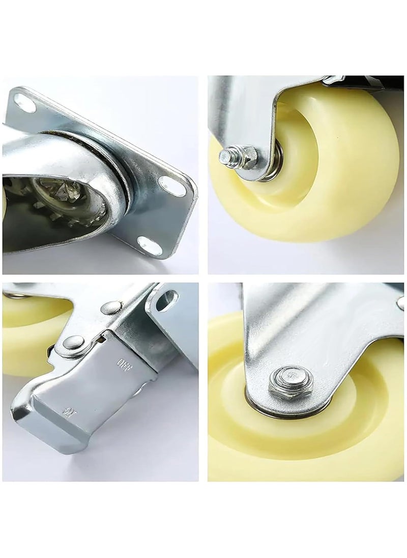 THOISEWELT THOISEWELT Mall Airport Heavy Trolly Transfer Caster Wheel For Industrial Plate Moving Caster Wheel 800kg Loading Capacity 4 Brack Wheel  - Image 5