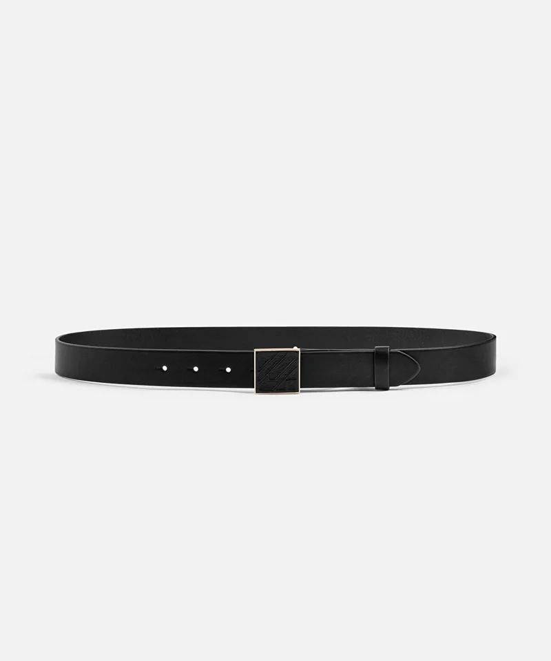 Ipekyol Monogram Buckle Leather-Effect Belt