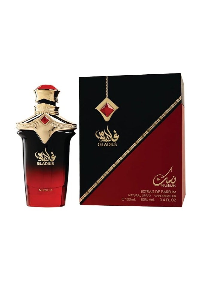 Nusuk Gladius Extrait de Parfum for Men | Long Lasting Perfume 100ml - Image 3