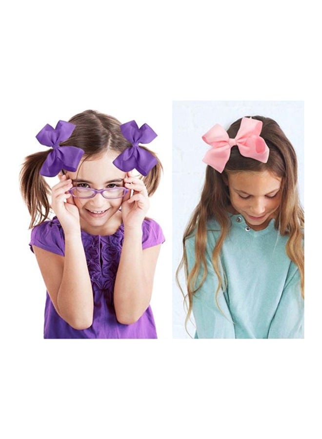 NIBEMINENT 30-Piece Baby Girls Ribbon Set Multicolour 4.5inch - Image 5