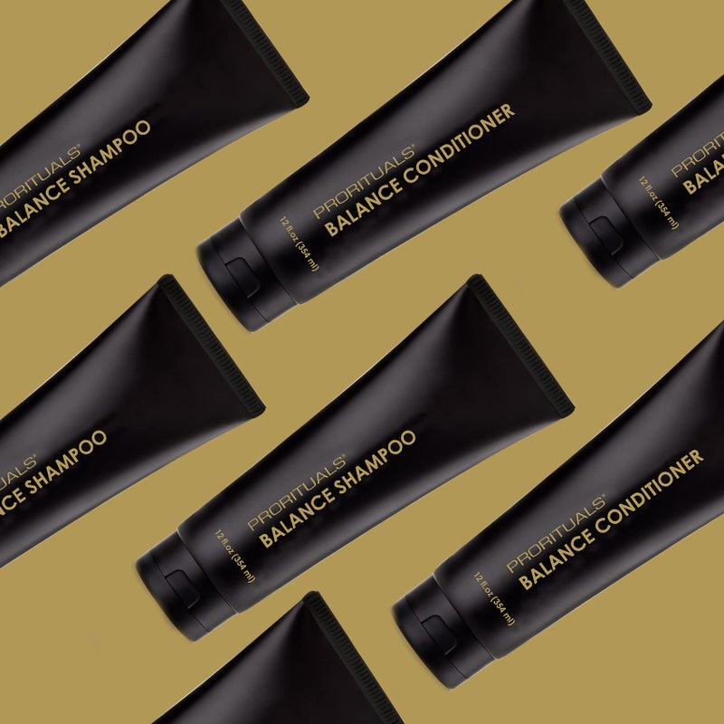 Prorituals Balance Grow & Restore Shampoo and Conditioner Set Large Size Anti Frizz for Dry and Curly Hair, Natural Shampoo and Conditioner Perfect for Men and Women, 32 Fl Oz each - Image 4