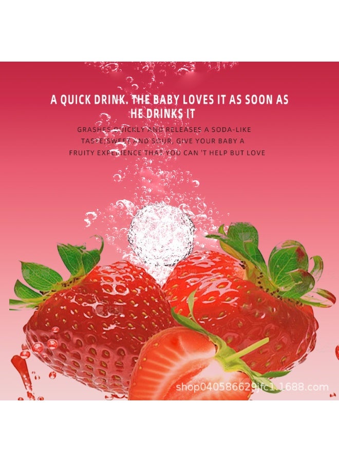 CA 4-PACKS Vitamin C Effervescent Tablets, Contains Multiple Vitamins and Minerals, Strawberry Flavor, 20 Tablets*4 - Image 4