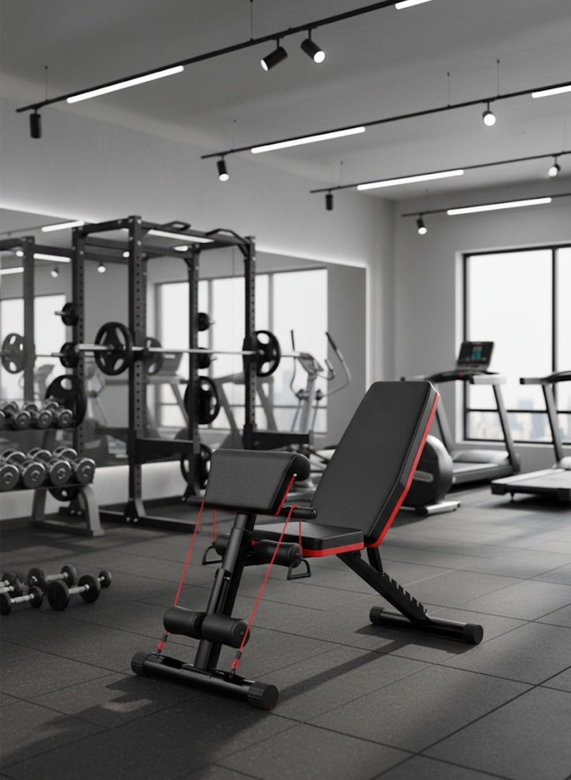 إيه جي دي مقعد لتمارين الجسم بالكامل، قابل للتعديل والإمالة، متعدد الاستخدامات، مناسب للاستخدام المنزلي والصالات الرياضية - Image 5