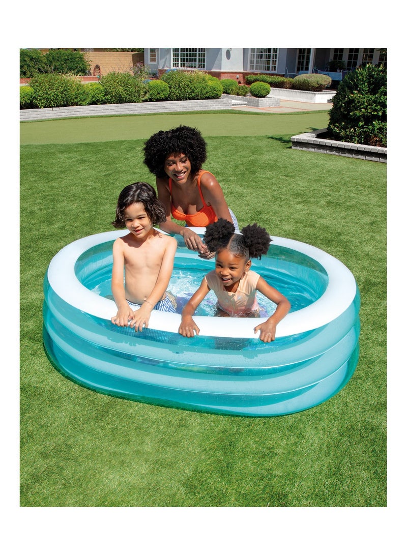 INTEX My Sea Friends Inflatable Kiddie Pool 163x107x63cm - Image 2