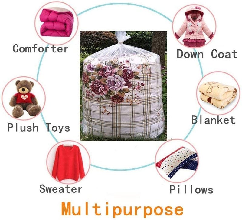 Amit Marketing Amit Marketing Jumbo Storage Bags I 40X72 inches LD Bag I Dustproof Moistureproof I Reusable Recyclable Bag for Luggage Suitcase Comforter Chair Kids Bike More 200 Kg Capacity 3 - Image 5