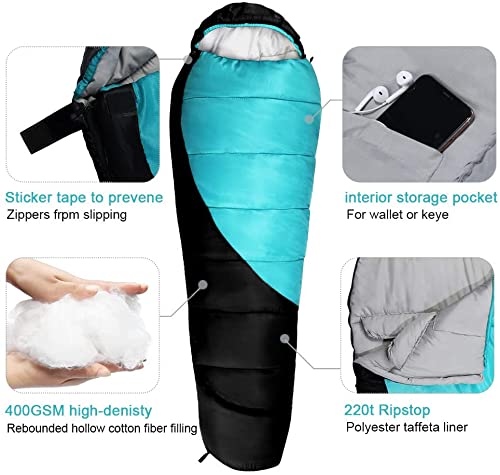 Lyrovo Sleeping Bag for Travel and Camping Men and Women (0℃ to 5℃) - Image 2