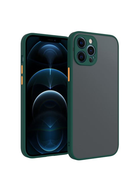 جراب iPhone 12 Pro Max، جراب خلفي واقي لهاتف iPhone 12 Pro Max مقاس 6.7 بوصة، أخضر